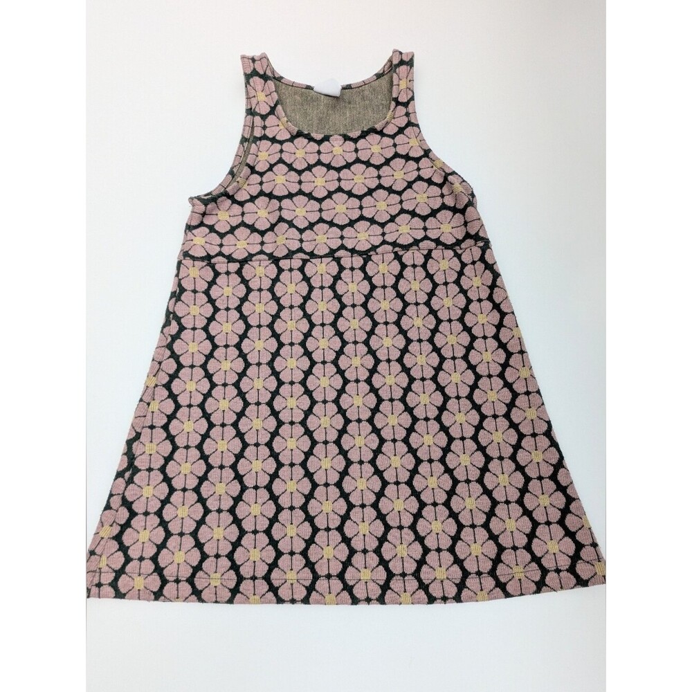 Zara Girls' (Size 7) Jumper/Pinafore Dress w/All-Around  Floral Pattern - Picture 5 of 10
